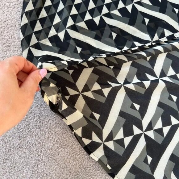 Material girl, size L, tube top dress, high in front, low in back, textured - Picture 6 of 6